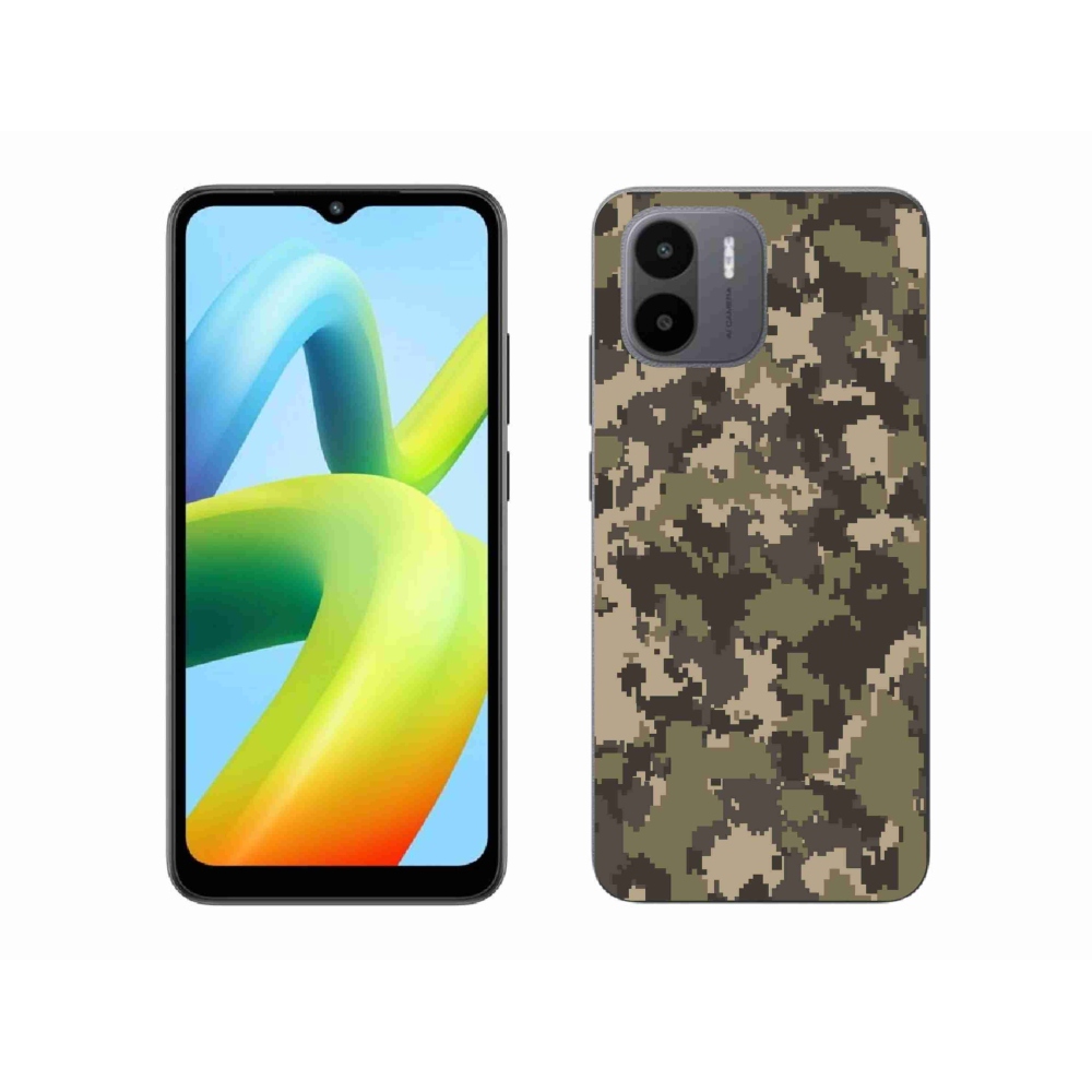 Gelový kryt mmCase na Xiaomi Redmi A1/Redmi A2 - maskáčový vzor 12