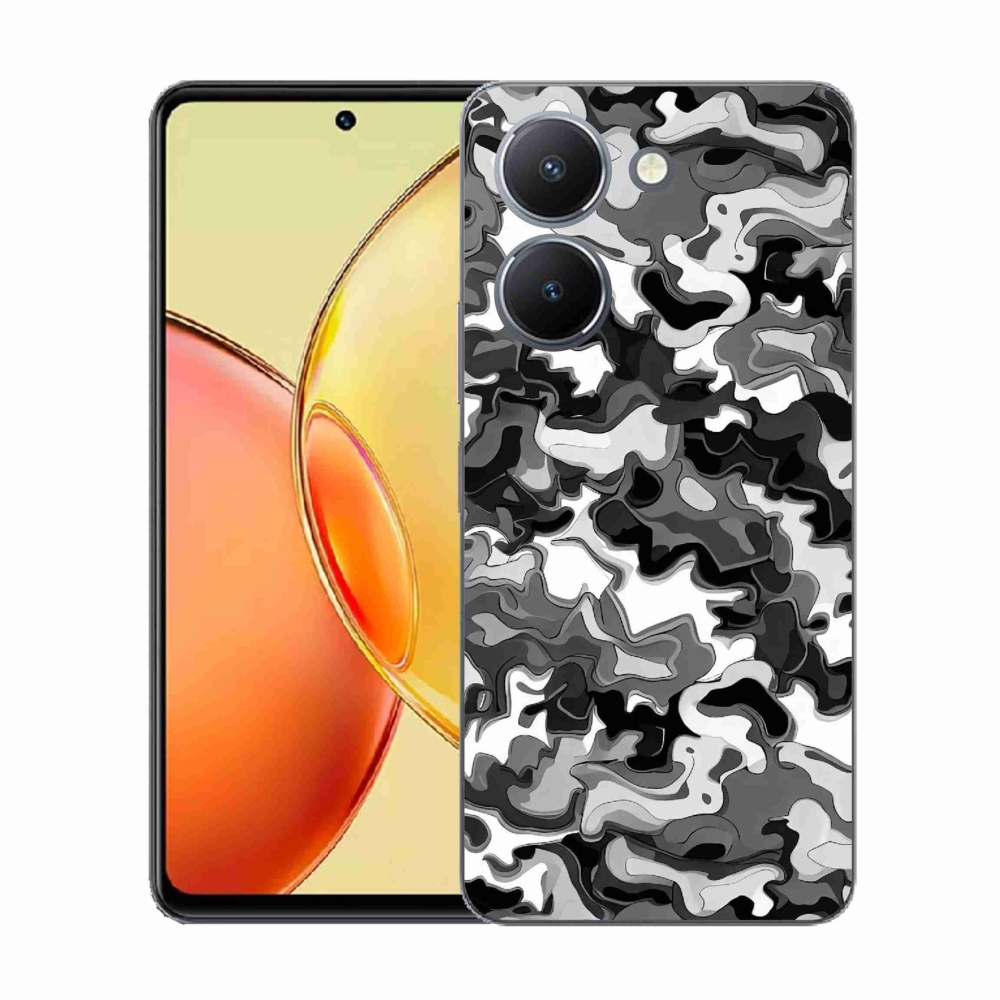 Gelový kryt mmCase na Vivo Y36 - maskáčový vzor 3