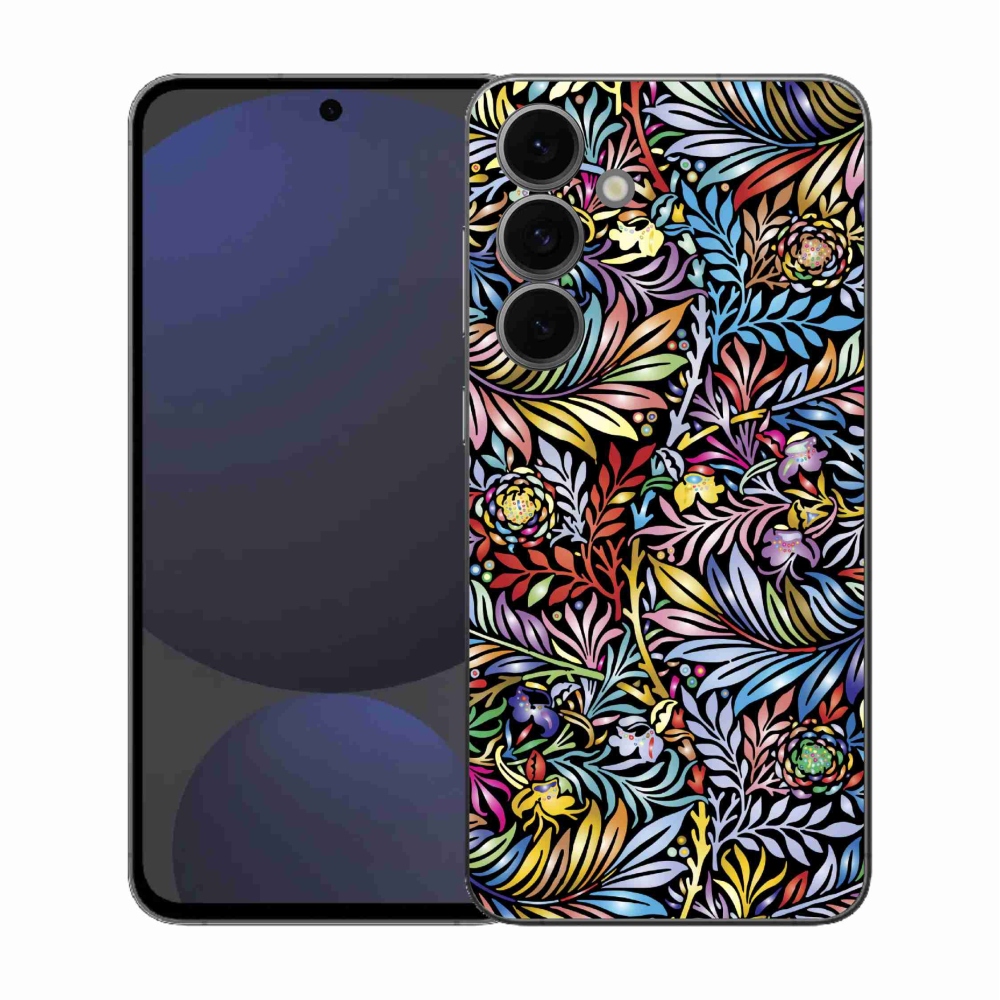 Gelový kryt mmCase na Samsung Galaxy S25 FE - květiny 5