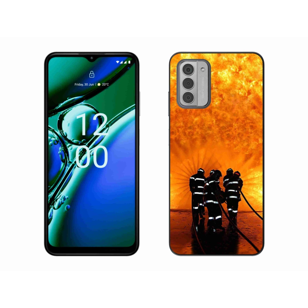 Gelový kryt mmCase na Nokia G42 - požár