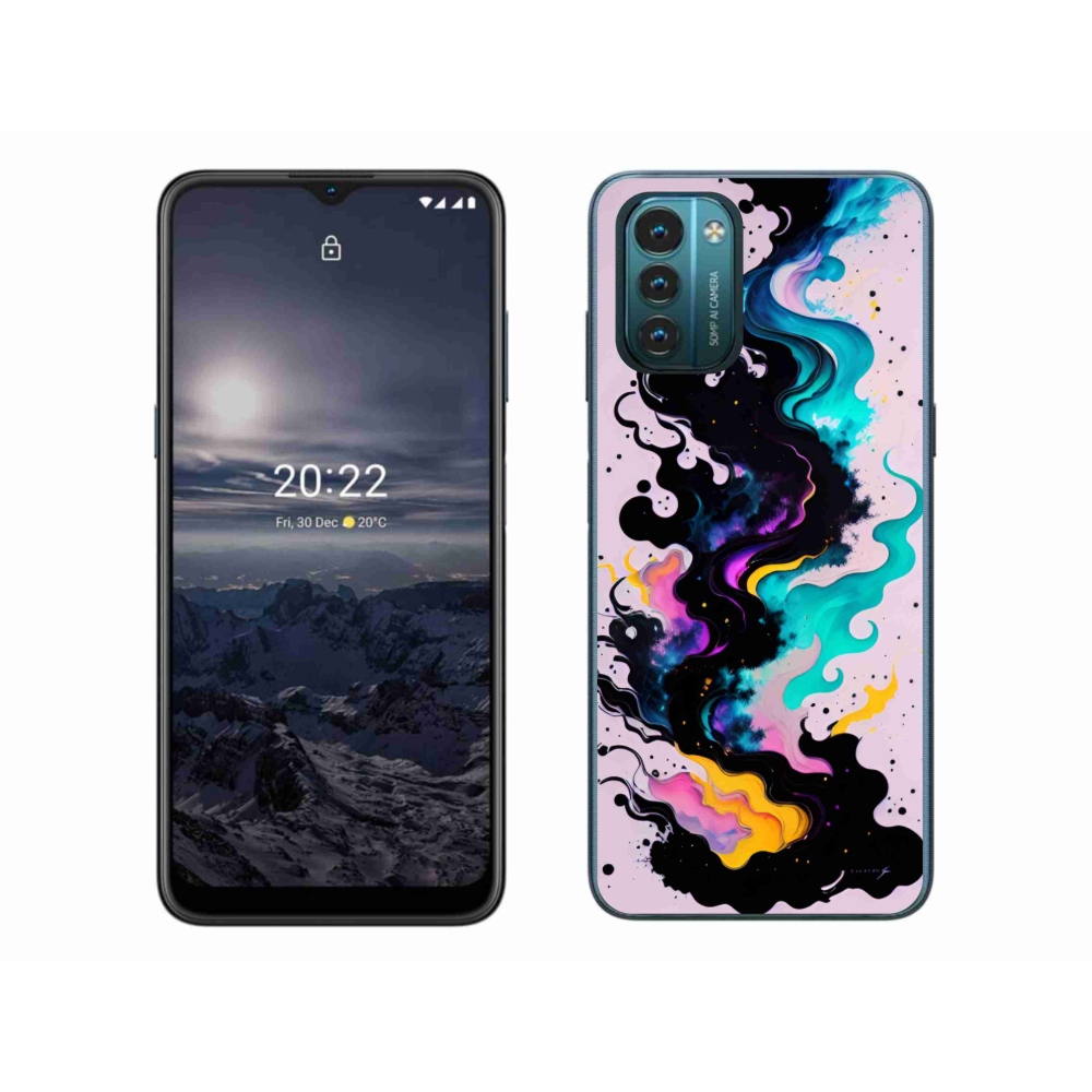 Gelový kryt mmCase na Nokia G11/G21 - abstraktní motiv 4