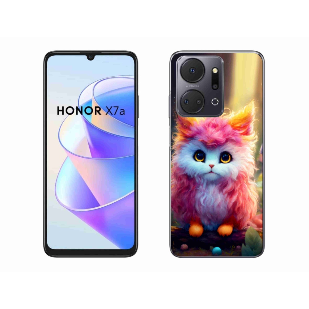 Gelový kryt mmCase na Honor X7a - roztomilé kotě 5