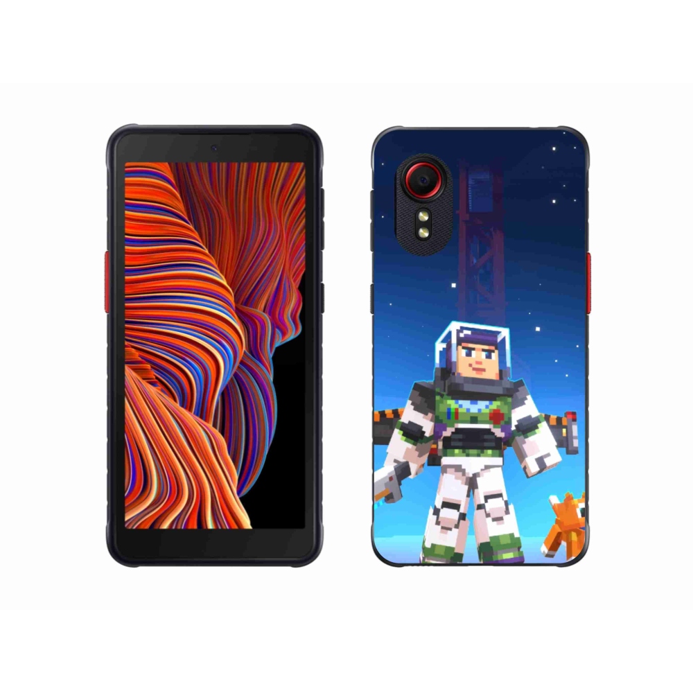 Gelový kryt mmCase na Samsung Galaxy Xcover 5 - minecraft 2