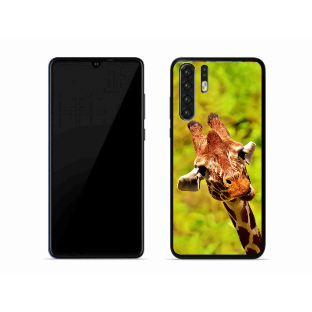Gelový kryt mmCase na mobil Huawei P30 Pro - žirafa
