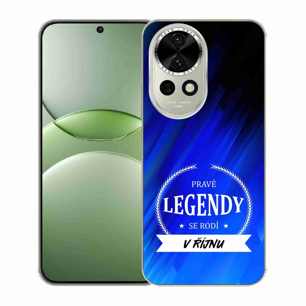 Gelový kryt mmCase na Huawei Nova 13 5G - legendy v říjnu modré pozadí