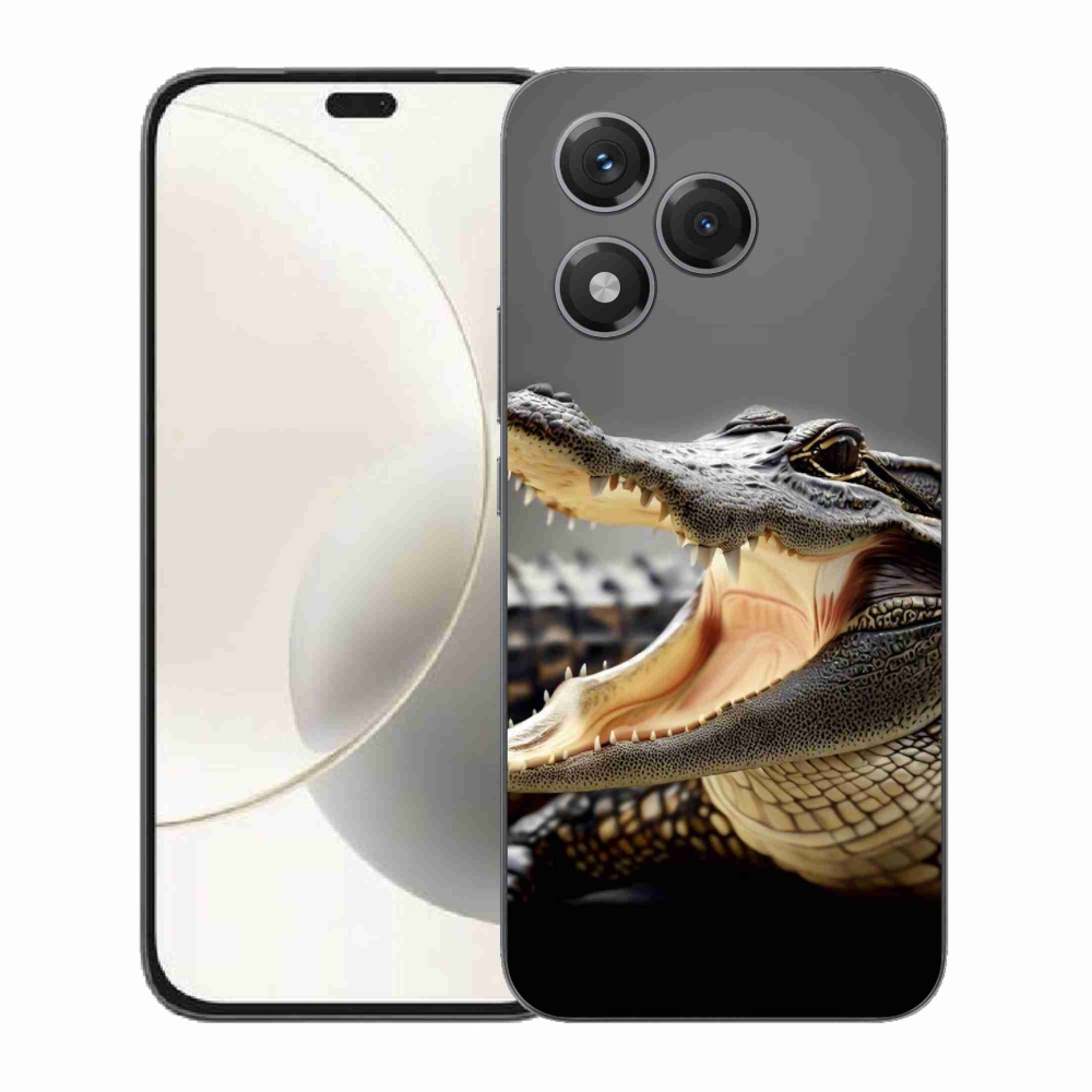 Gelový kryt mmCase na Honor 400 Lite - krokodýl