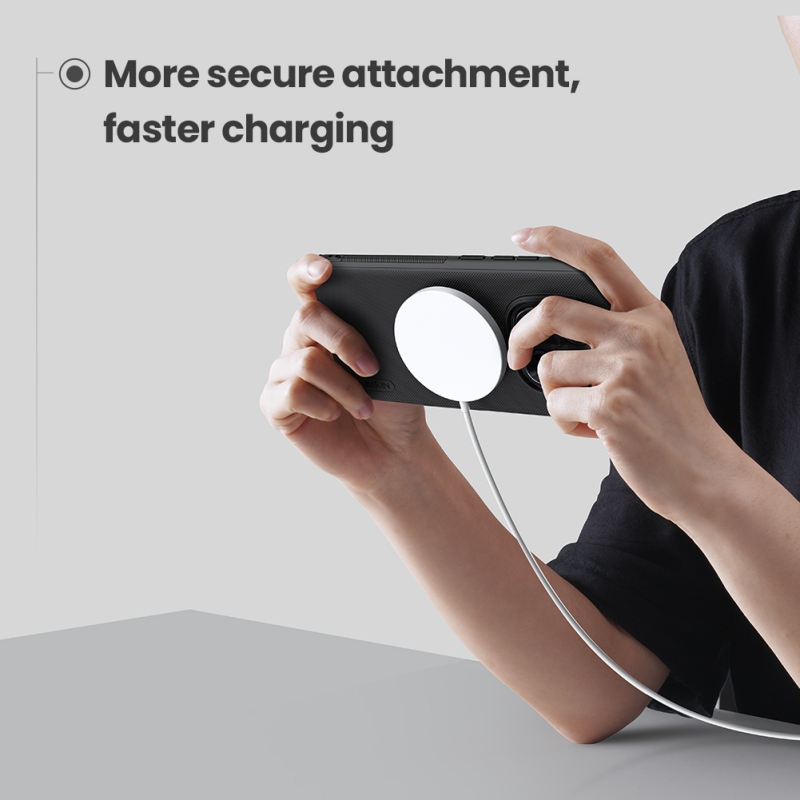 Nillkin Super Frosted PRO Magnetic Zadní Kryt pro Xiaomi Redmi Note 14 Pro 5G/Poco X7 5G Black