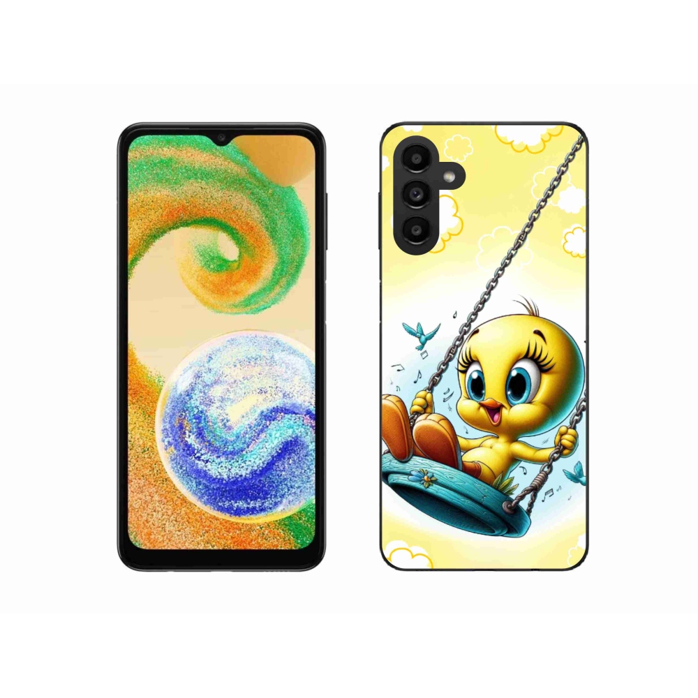 Gelový kryt mmCase na Samsung Galaxy A04s (164.7x76.7x9.1mm) - tweety