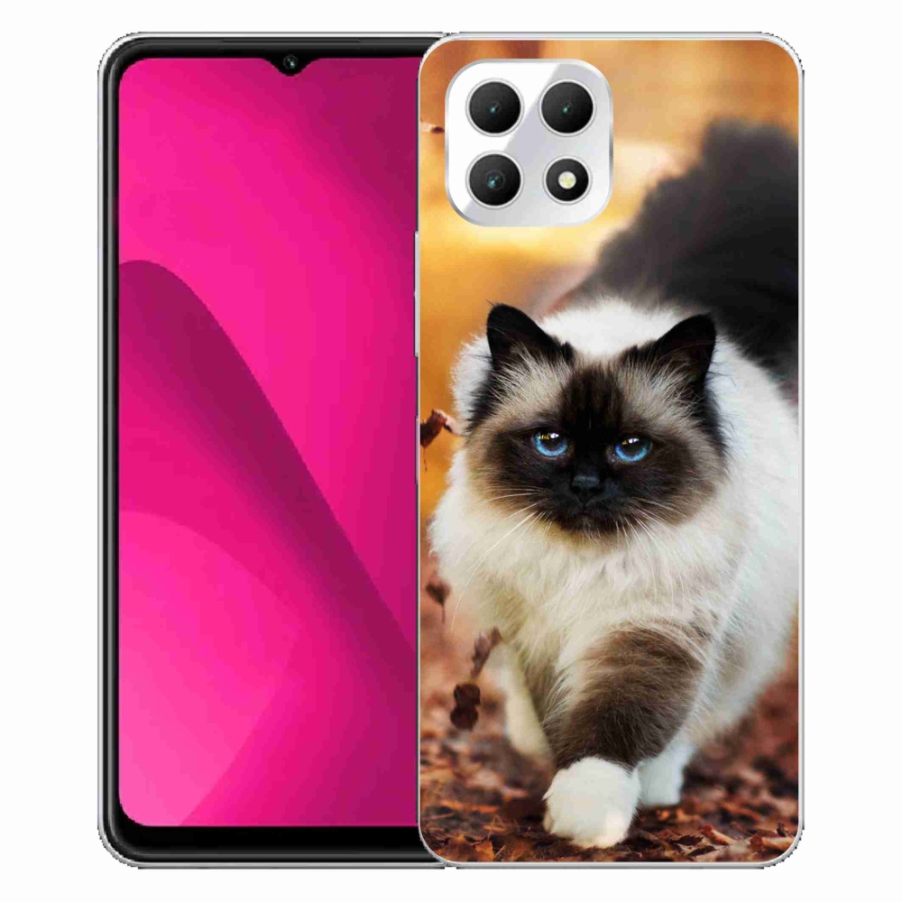 Gelový kryt mmCase na T-Mobile T Phone 2 - kočka