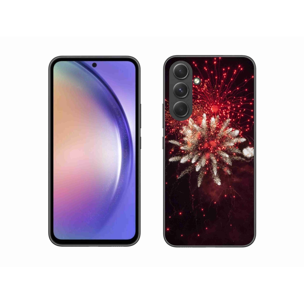 Gelový kryt mmCase na Samsung Galaxy A54 5G - ohňostroj