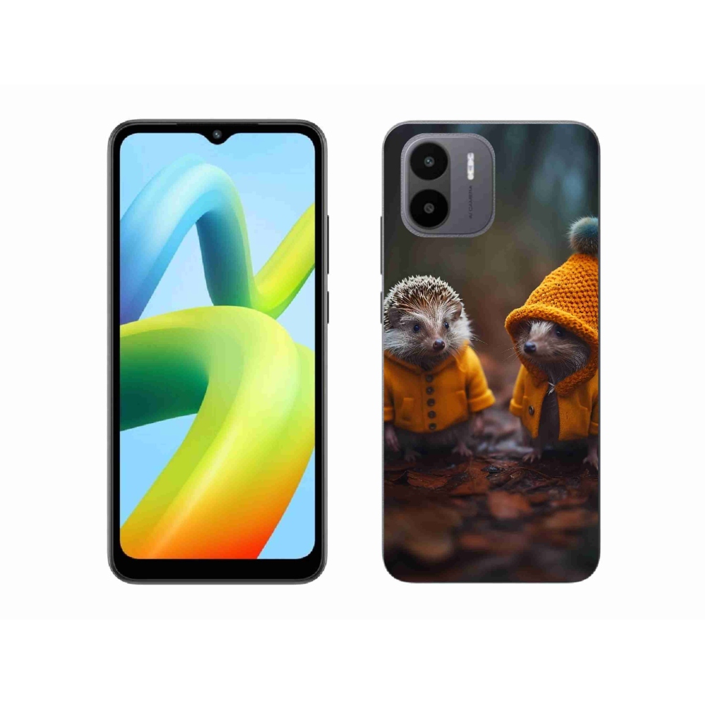 Gelový kryt mmCase na Xiaomi Redmi A1/Redmi A2 - ježci