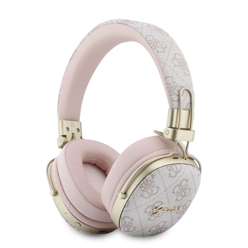Guess 4G Metal Script Logo ENC Bezdrátová Sluchátka Pink