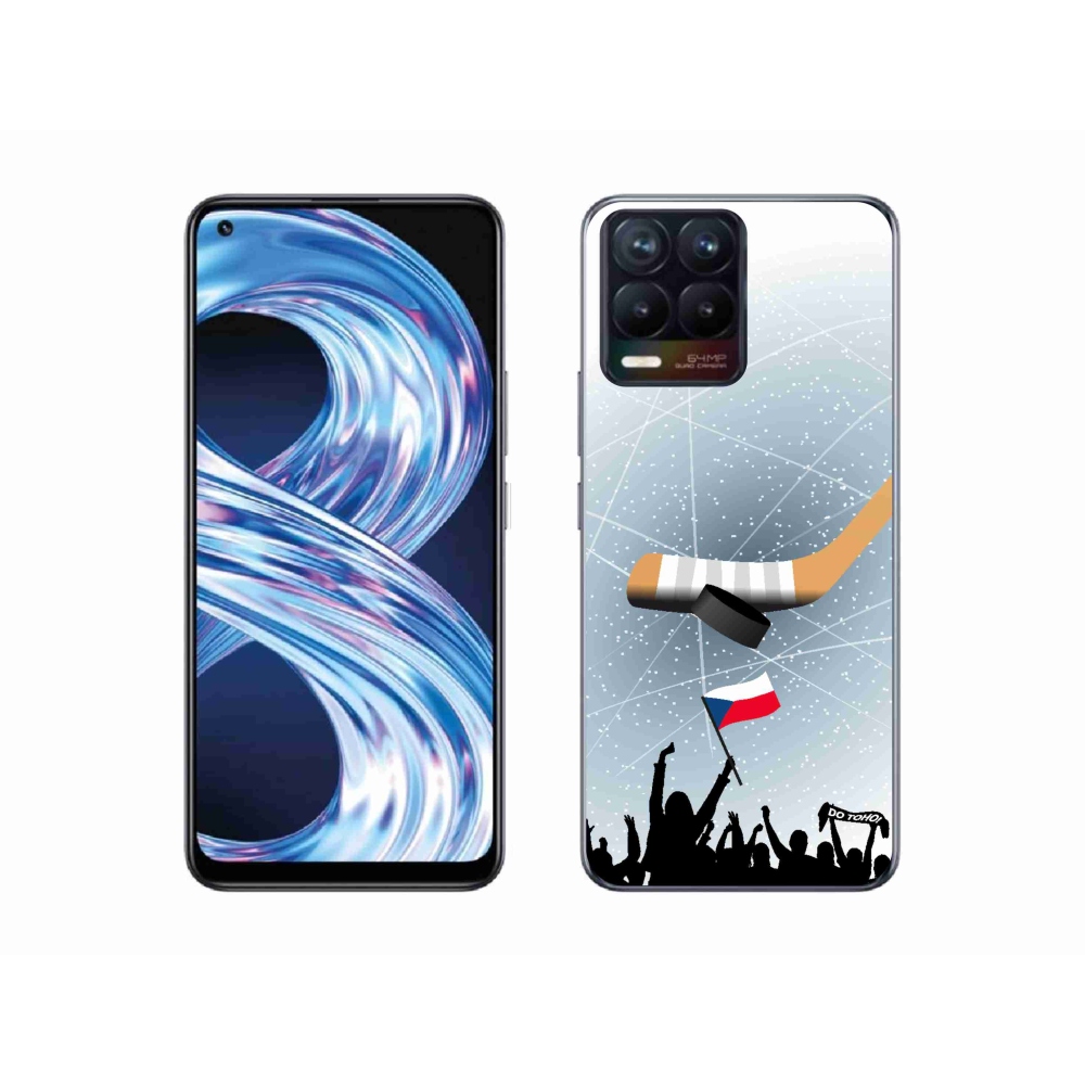 Gelový kryt mmCase na Realme 8 4G - fanoušci hokeje