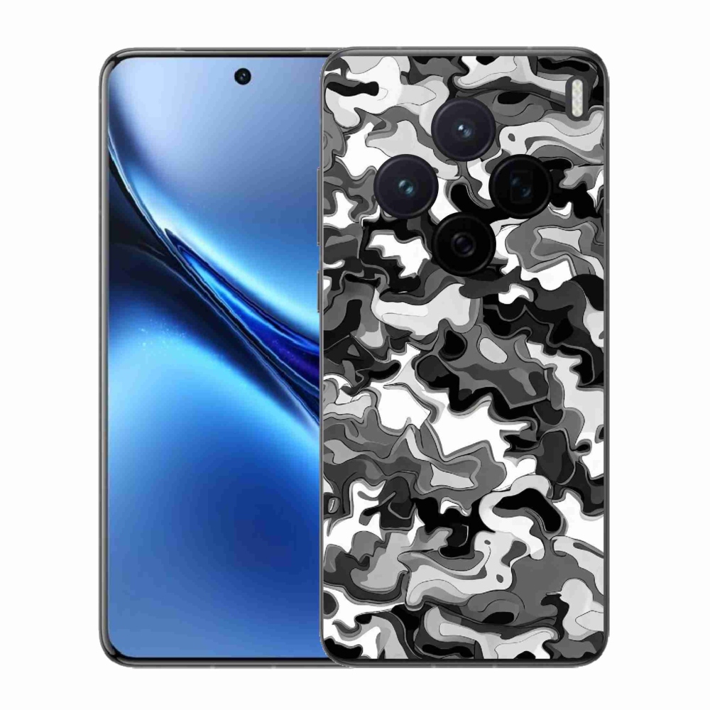 Gelový kryt mmCase na Vivo X200 5G - maskáčový vzor 3