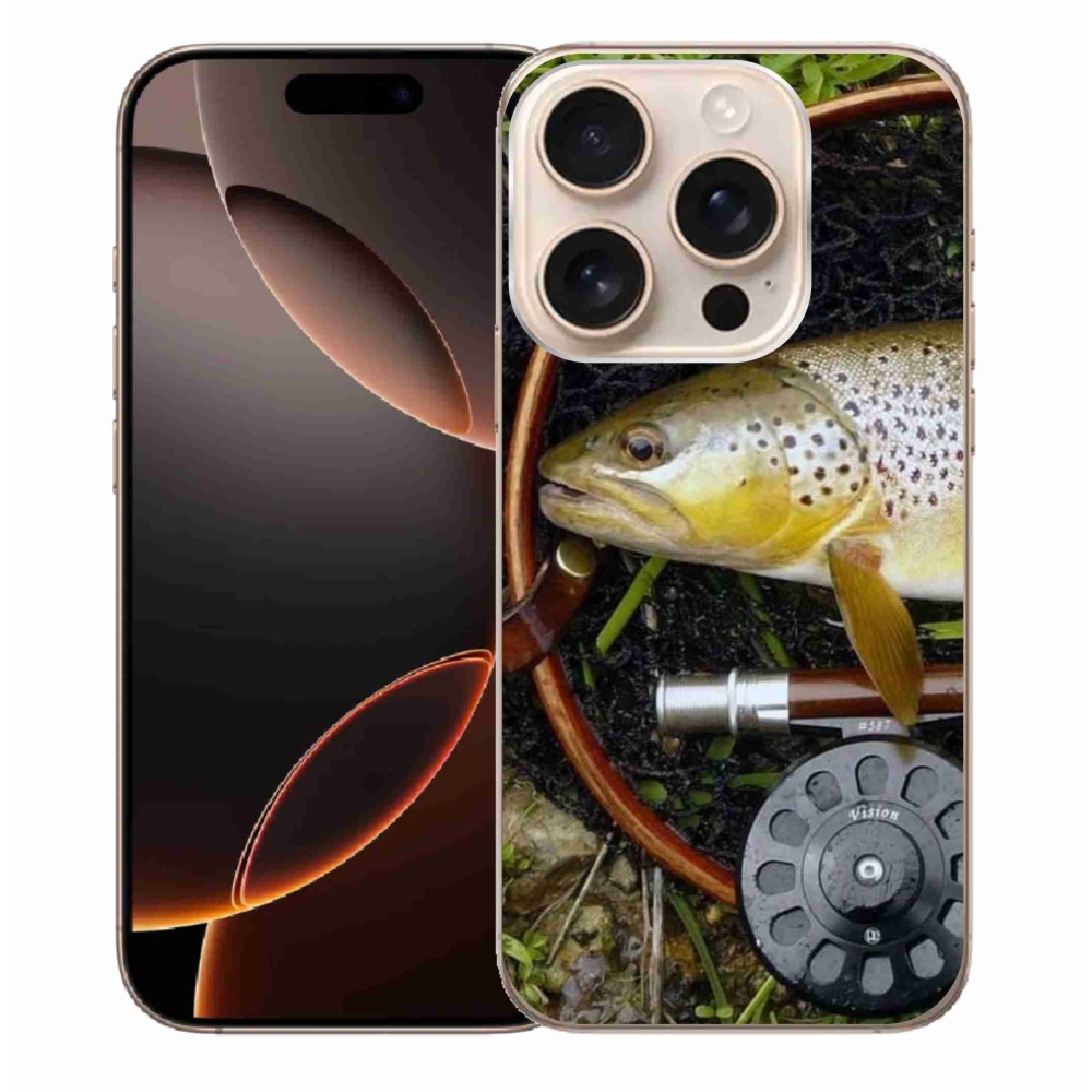 Gelový obal mmCase na iPhone 16 Pro Max - pstruh 2