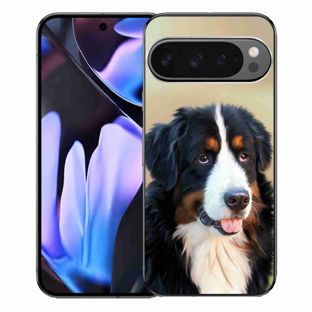 Gelový obal mmCase na Google Pixel 9 Pro XL - bernský salašnický pes