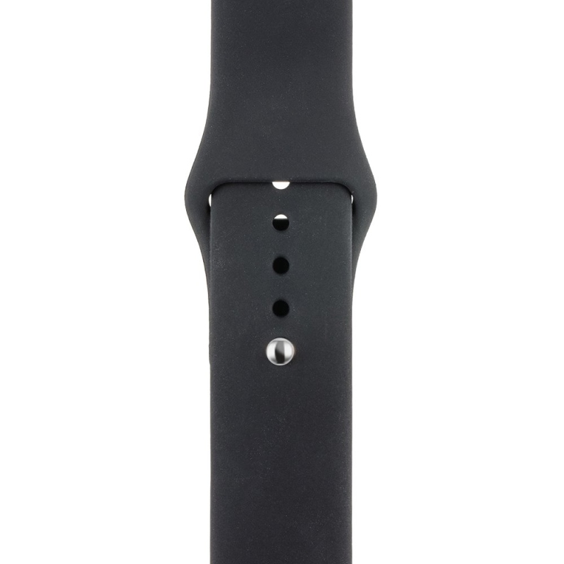 OBAL:ME Silikonový Řemínek pro Apple Watch 38-41mm S-M Black