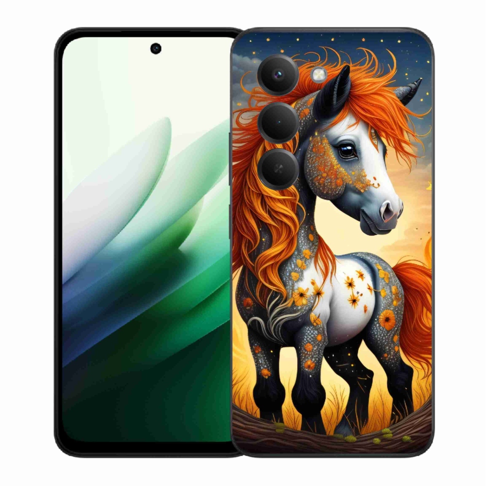 Gelový kryt mmCase na Xiaomi Redmi 15 5G (169mm) - barevný poník