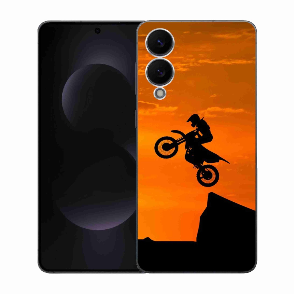 Gelový kryt mmCase na Samsung Galaxy S25 Edge - motocross