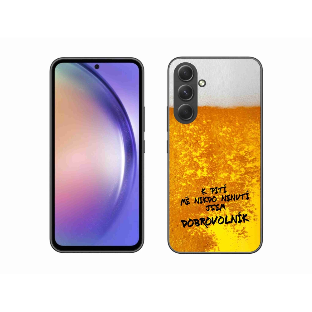 Gelový kryt mmCase na Samsung Galaxy A54 5G - pivní motiv 4