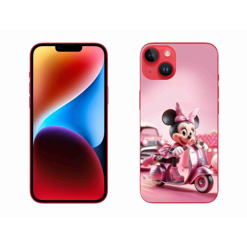 Gelový kryt mmCase na iPhone 14 Plus - minnie 1