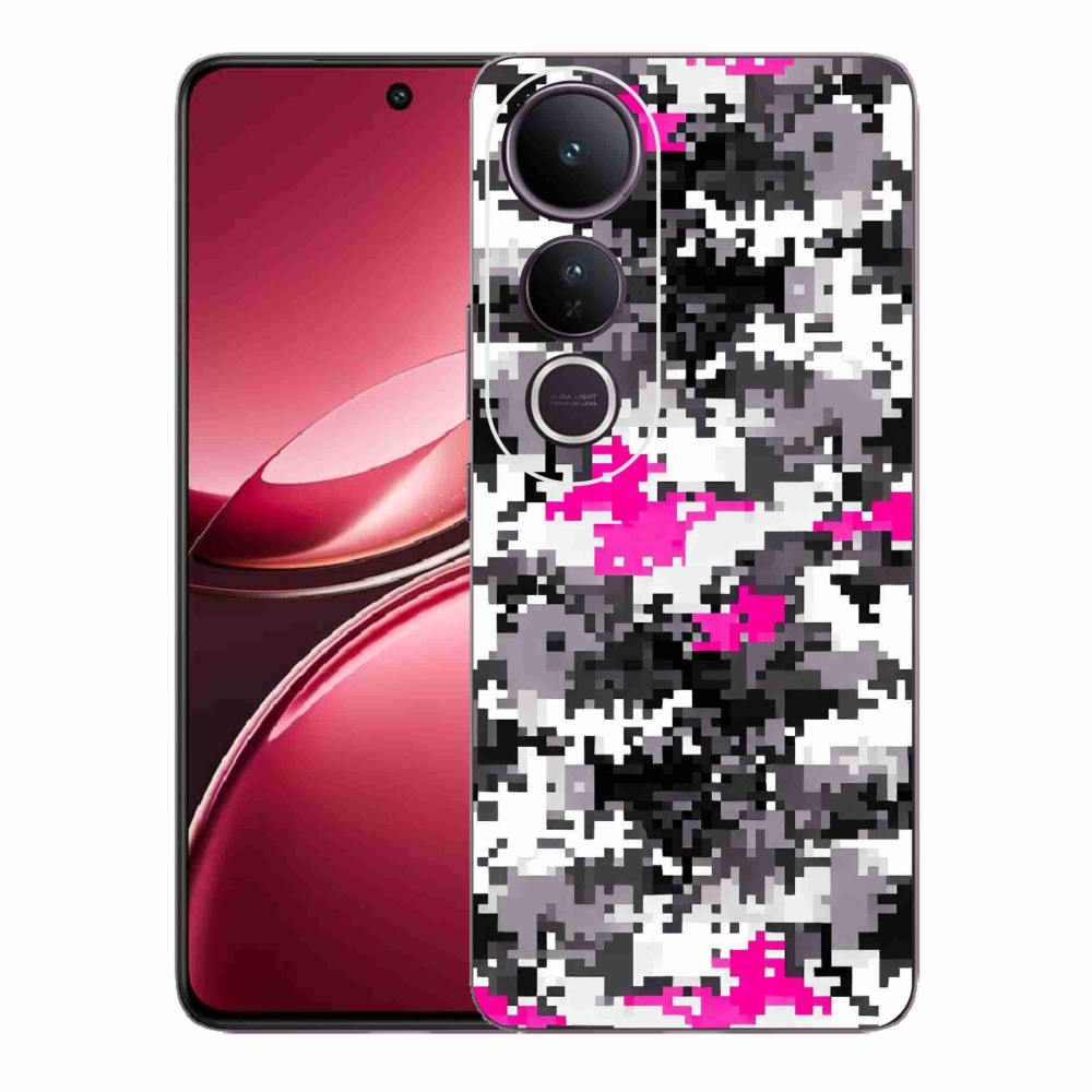 Gelový kryt mmCase na Vivo V50 Lite 4G/5G - maskáčový vzor 4