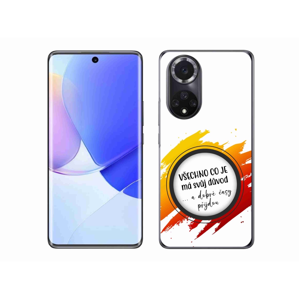 Gelový kryt mmCase na Honor 50 - citát 3 bílé pozadí