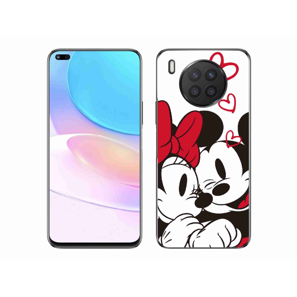 Gelový kryt mmCase na Huawei Nova 8i - minnie a mickey