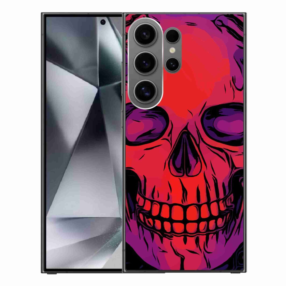 Gelový obal mmCase na Samsung Galaxy S24 Ultra - lebka