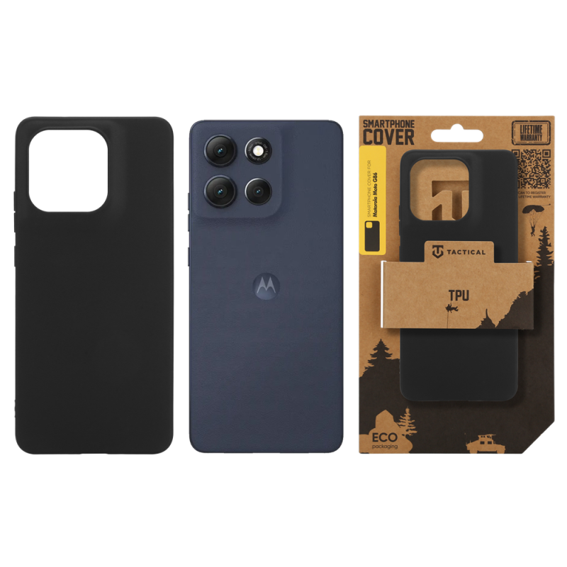 Tactical TPU Kryt pro Motorola Moto G86 Black 