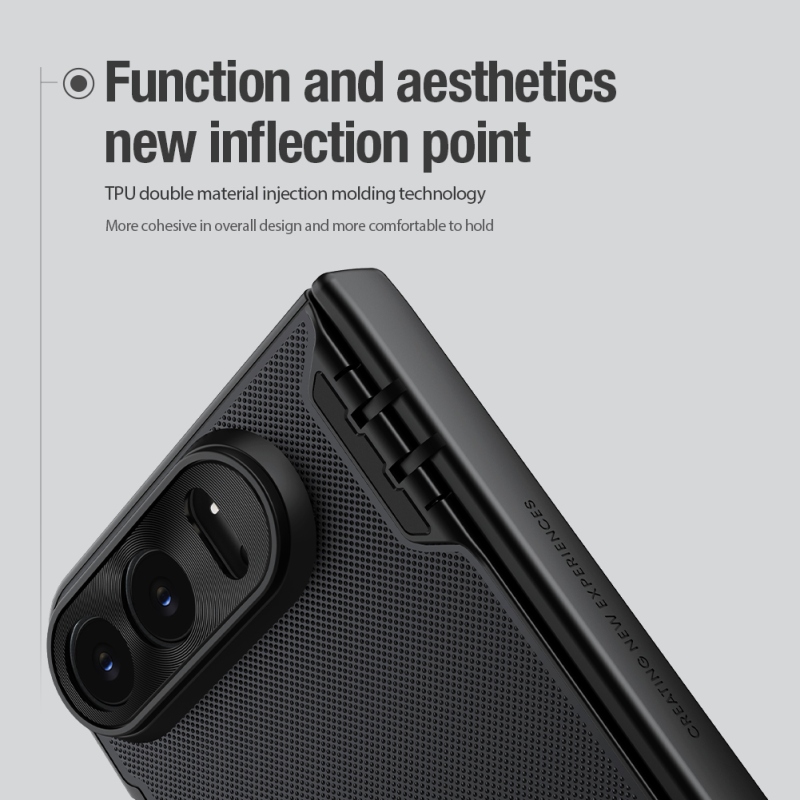 Nillkin Super Frosted FOLD Magnetic Zadní Kryt pro Apple iPhone Duo Black