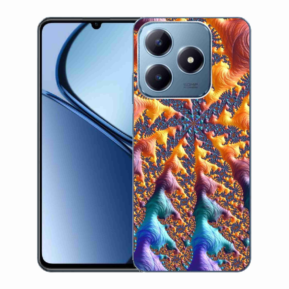 Gelový kryt mmCase na Realme C63 - abstraktní motiv 23