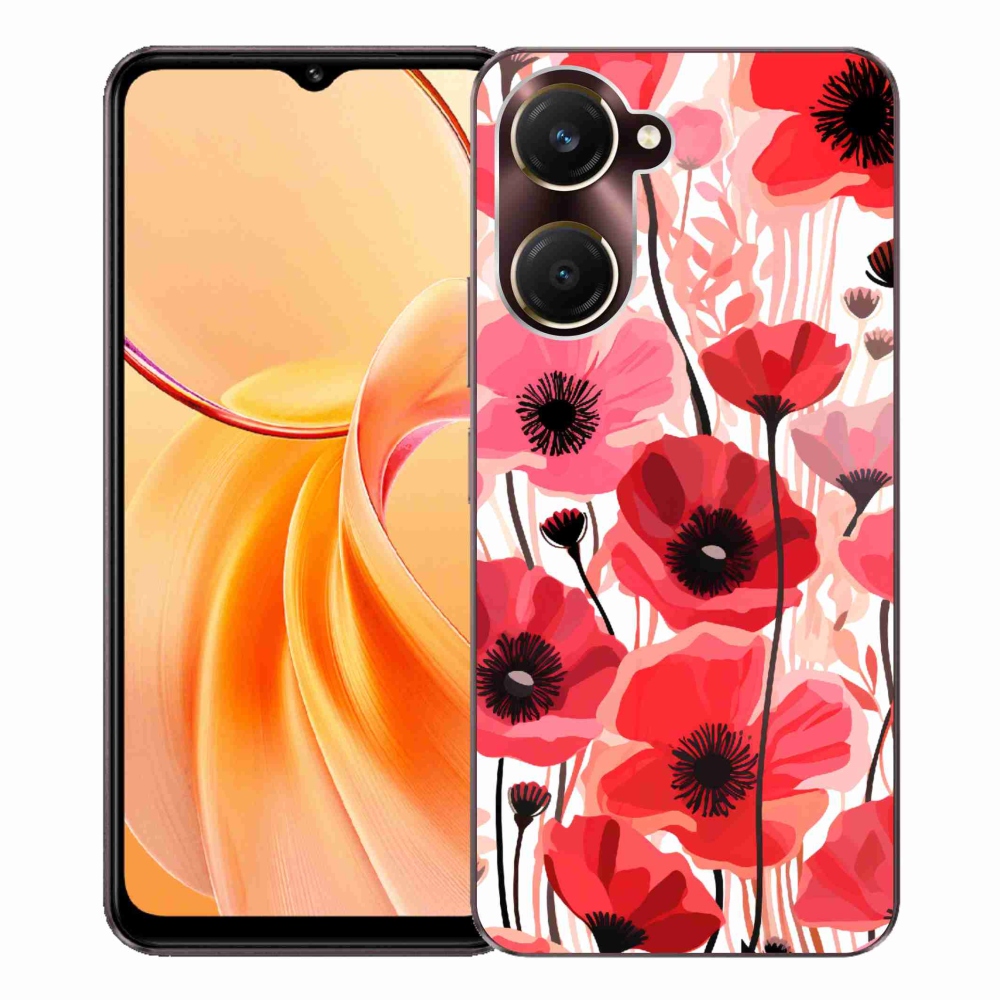 Gelový kryt mmCase na Vivo Y28s 5G - vlčí mák 1