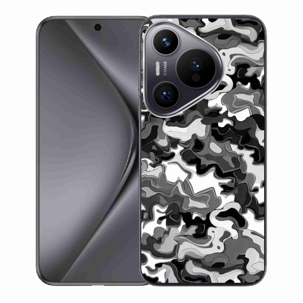 Gelový kryt mmCase na Huawei Pura 70 - maskáčový vzor 3
