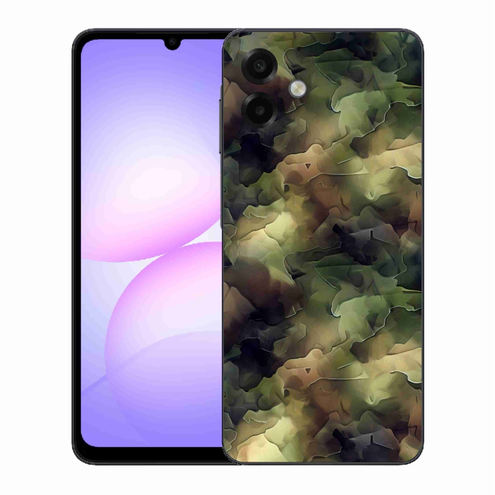 Gelový kryt mmCase na Samsung Galaxy A07 4G - maskáčový vzor 10