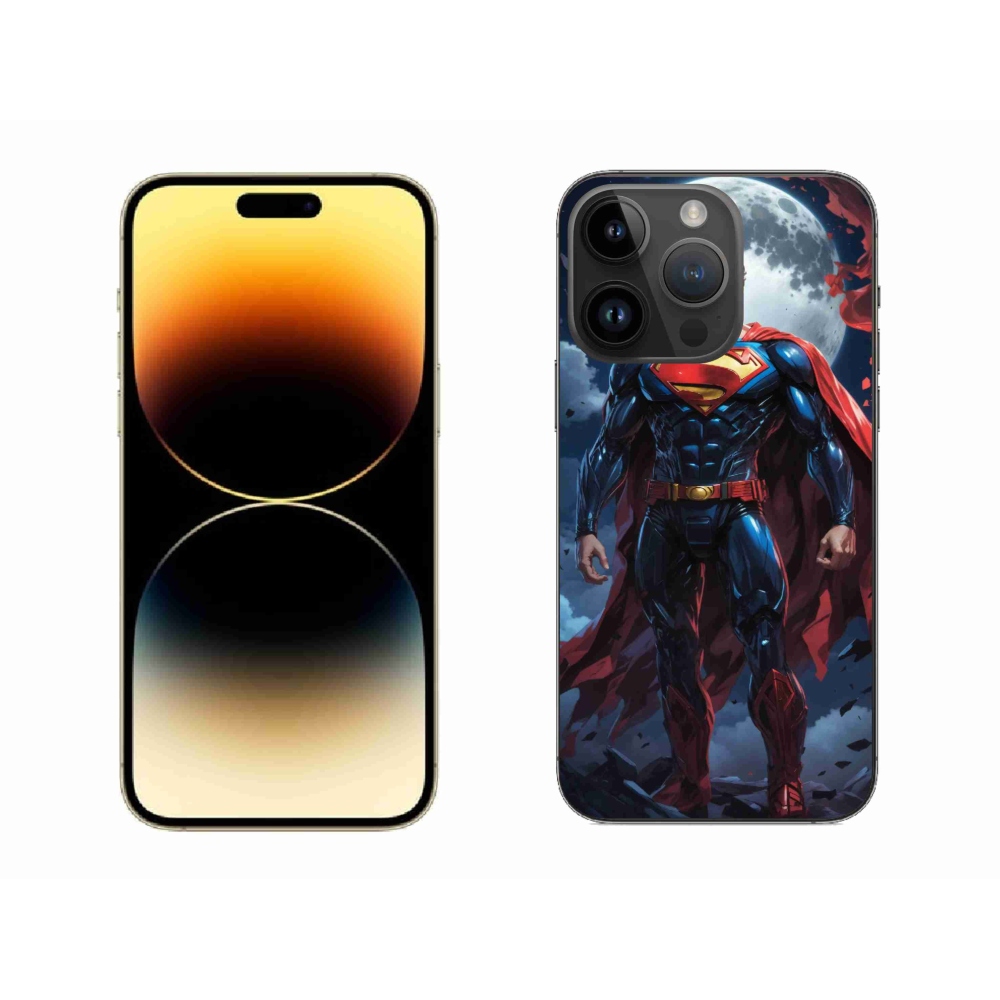 Gelový kryt mmCase na iPhone 14 Pro Max - superman