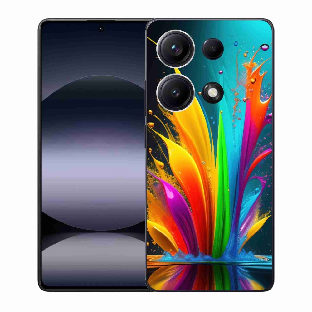 Gelový kryt mmCase na Xiaomi Redmi Note 14S - abstraktní motiv 1