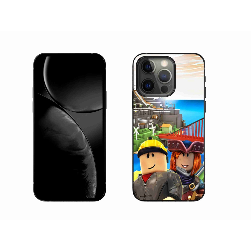 Gelový kryt mmCase na iPhone 13 Pro 6.1 - roblox 1