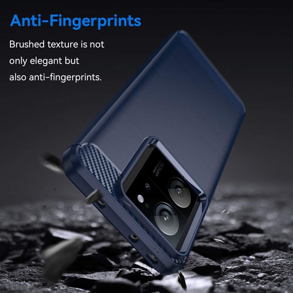 Carbon odolný gelový obal na Xiaomi 13T/13T Pro - modrý