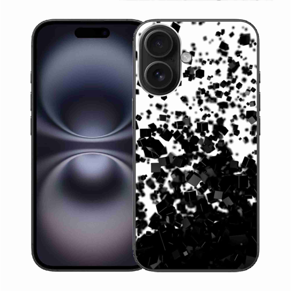 Gelový kryt mmCase na iPhone 16 - abstraktní vzor 1