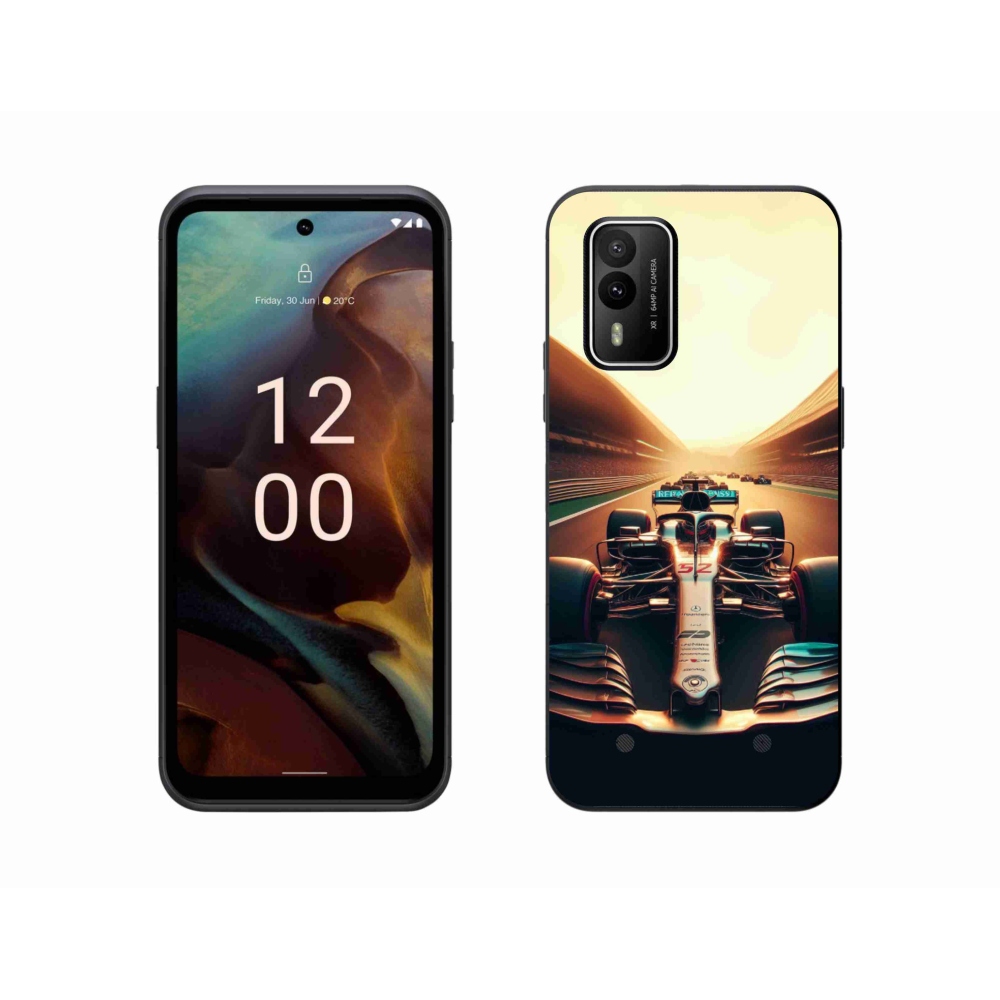 Gelový kryt mmCase na Nokia XR21 - formule 1