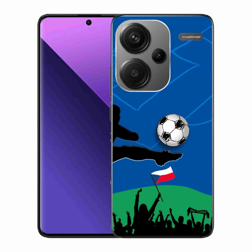 Gelový kryt mmCase na Xiaomi Redmi Note 13 Pro+ 5G - fanoušci fotbalu