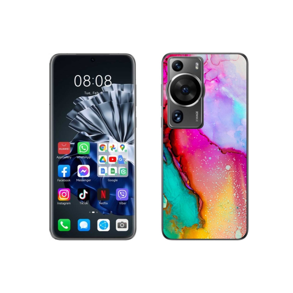 Gelový kryt mmCase na Huawei P60 Pro - abstrakt 24