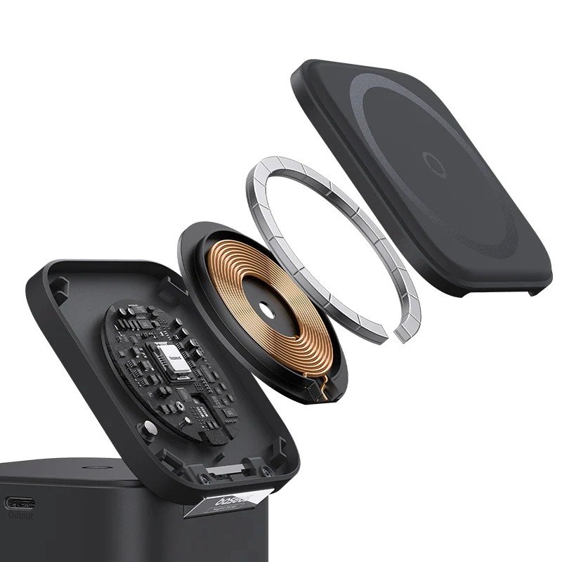 Baseus MagPro 3v1 Magnetická Bezdrátová Nabíječka 25W Cosmic Black