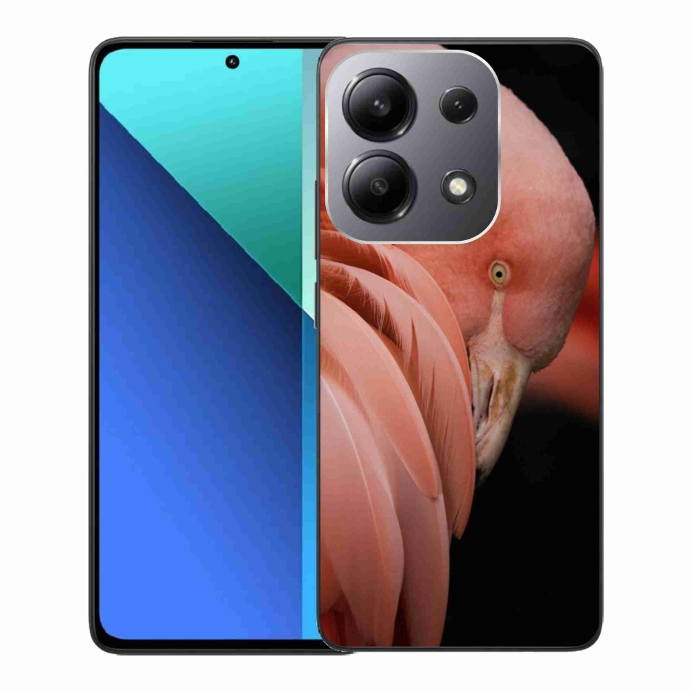 Gelový kryt mmCase na Xiaomi Redmi Note 13 - plameňák 3