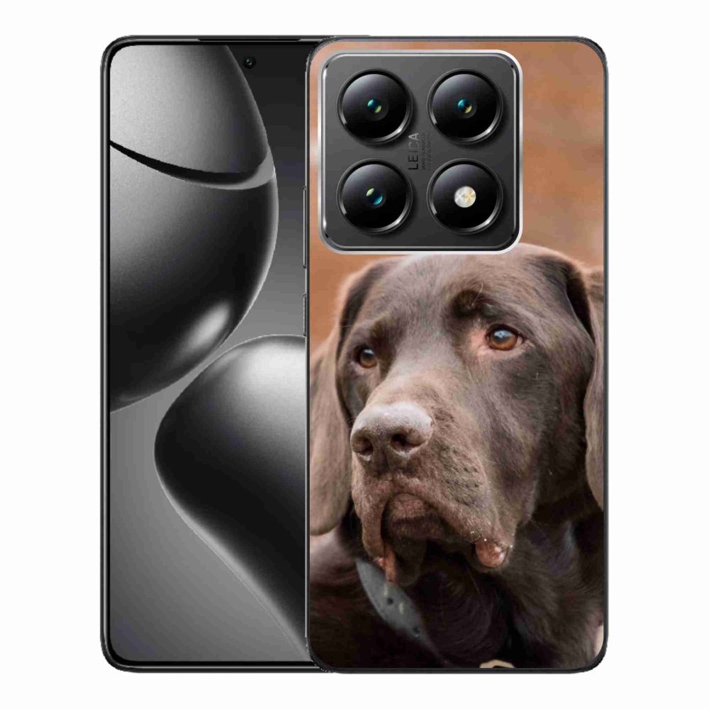 Gelový kryt mmCase na Xiaomi 14T Pro - hnědý labrador