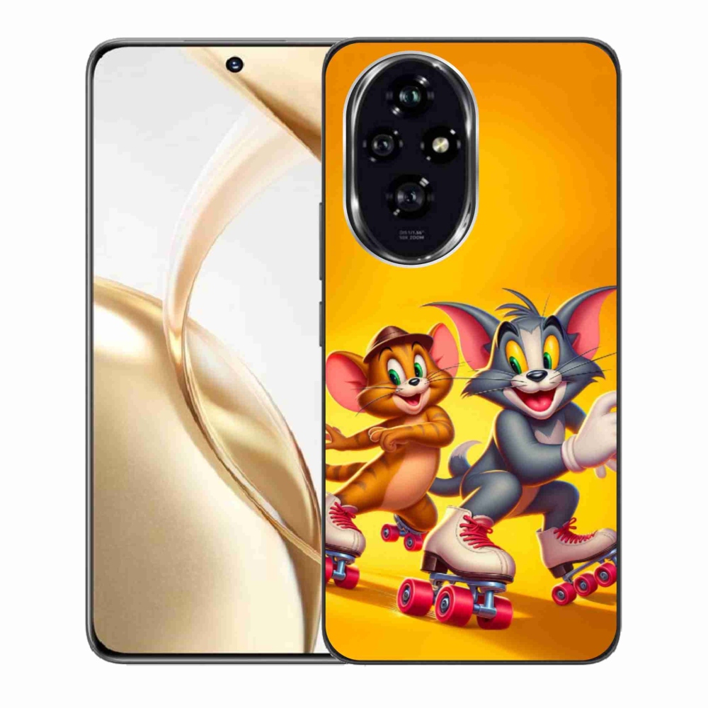 Gelový kryt mmCase na Honor 200 5G - tom a jerry