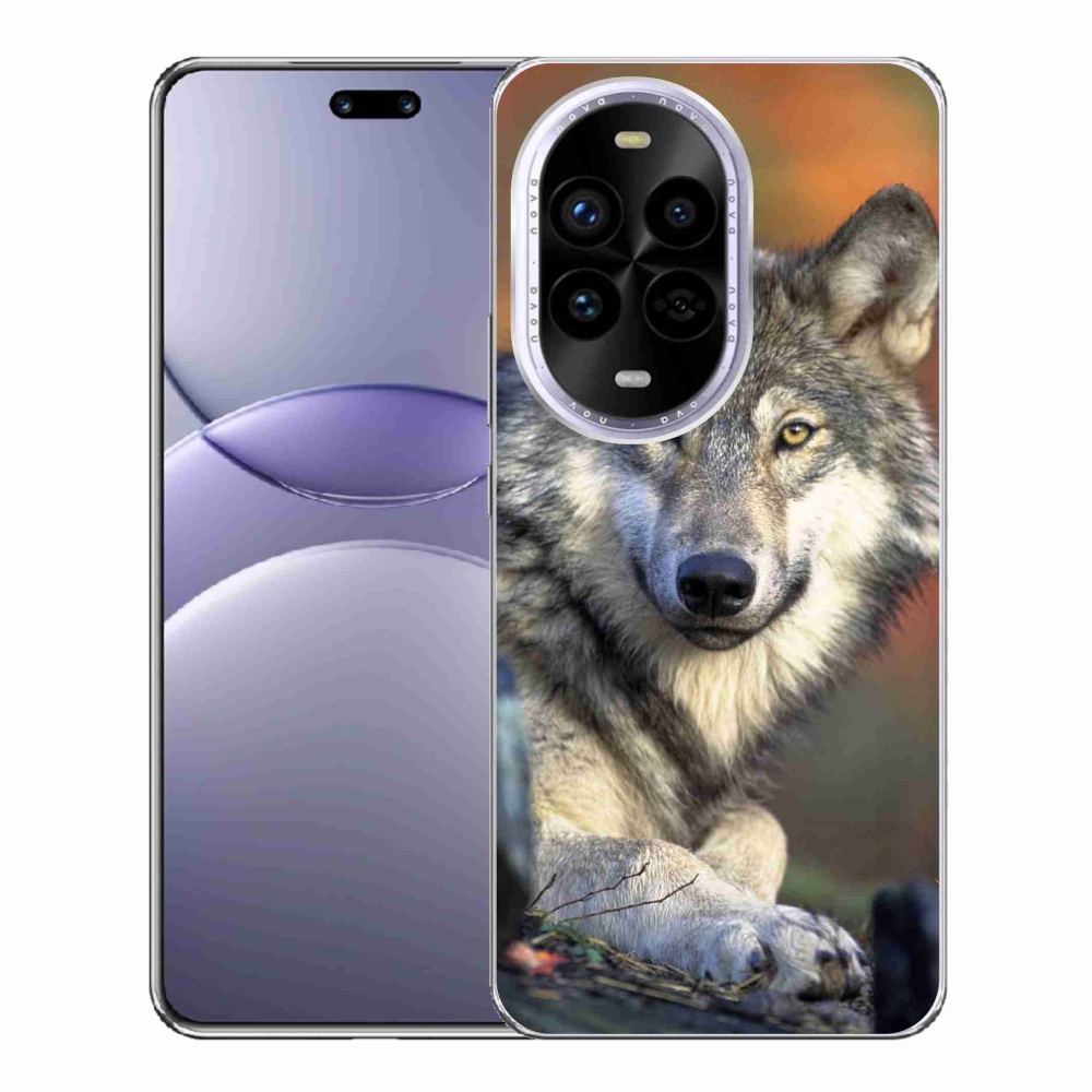 Gelový kryt mmCase na Huawei Nova 13 Pro 5G - vlk
