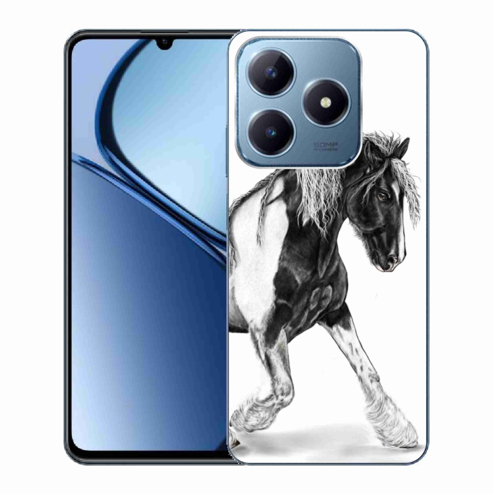 Gelový kryt mmCase na Realme C63 - kůň