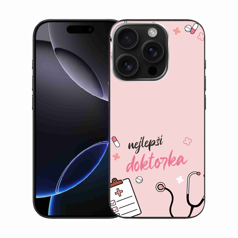 Gelový kryt mmCase na iPhone 16 Pro - nejlepší doktorka